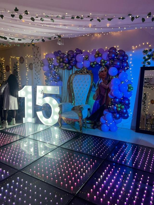 Decoración de 15 años en Eventos Channel